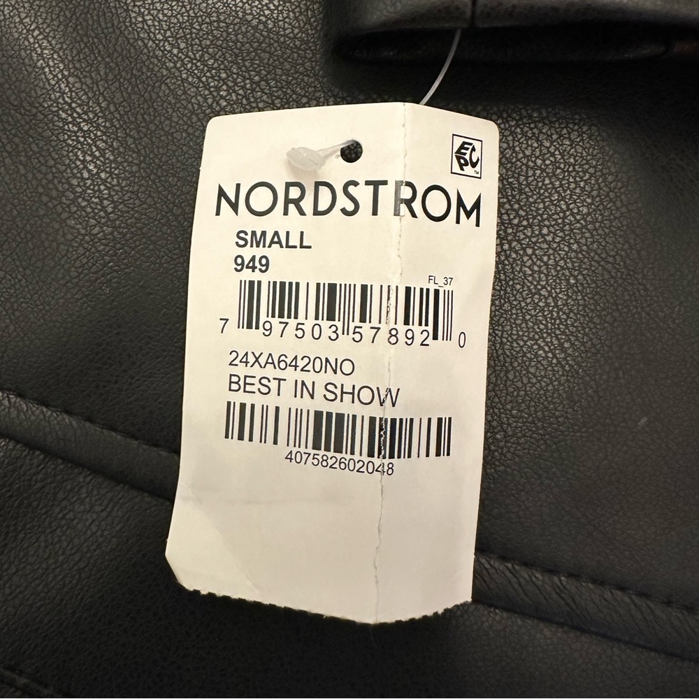 BLANKNYC Faux Leather Moto Jacket Best In Show Black Women Small NWT $128 MSRP - Picture 10 of 14